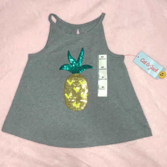 Cat & Jack Pineapple Tank Top